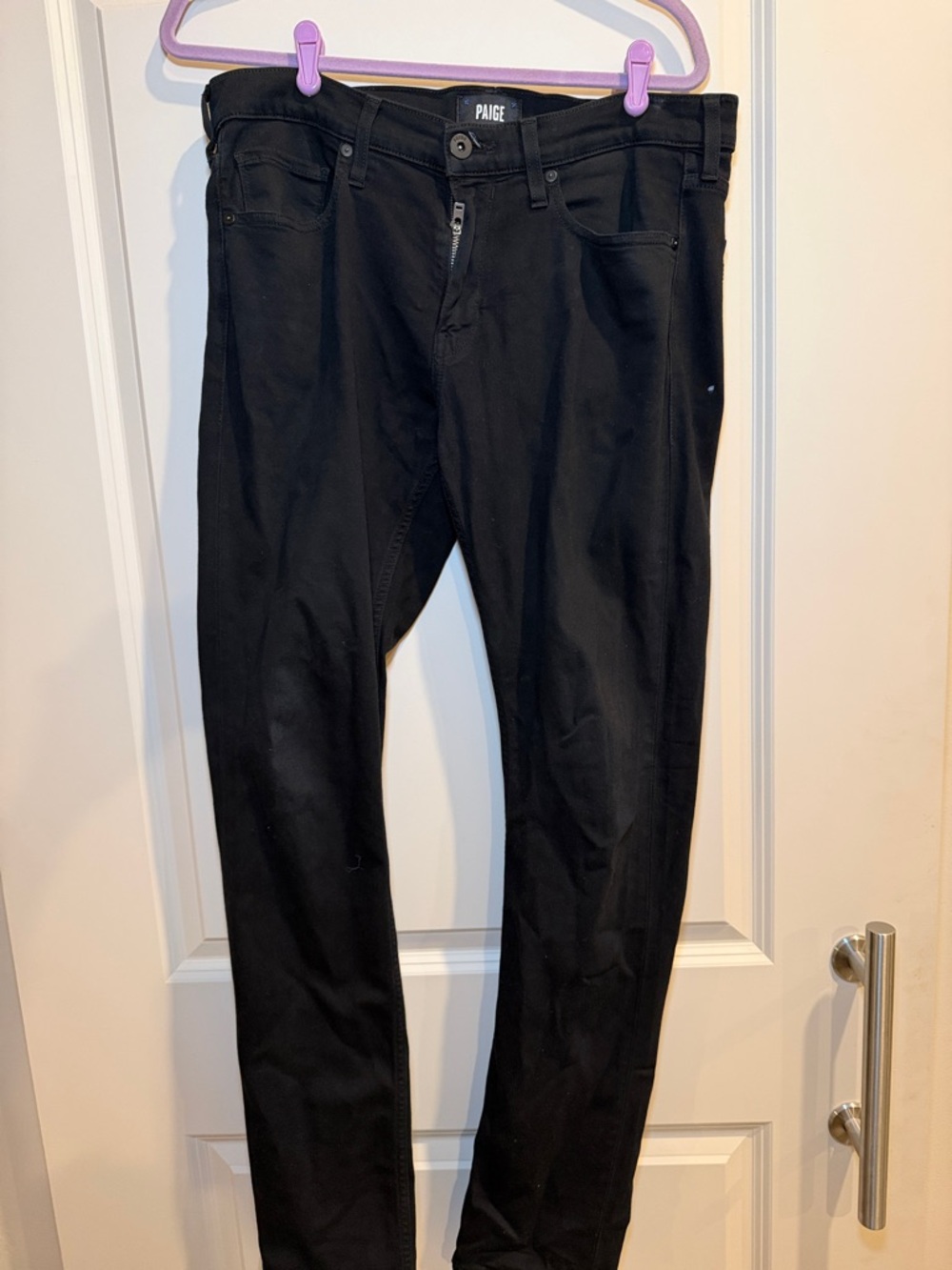 PAIGE Men's Black Jeans - Slim Tailored Fit